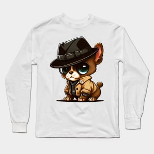 Cute pet, funny pet, boss pet, pirate pet, gangster pet, lovely pet. Long Sleeve T-Shirt